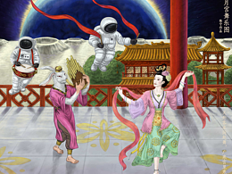 月宫舞乐图