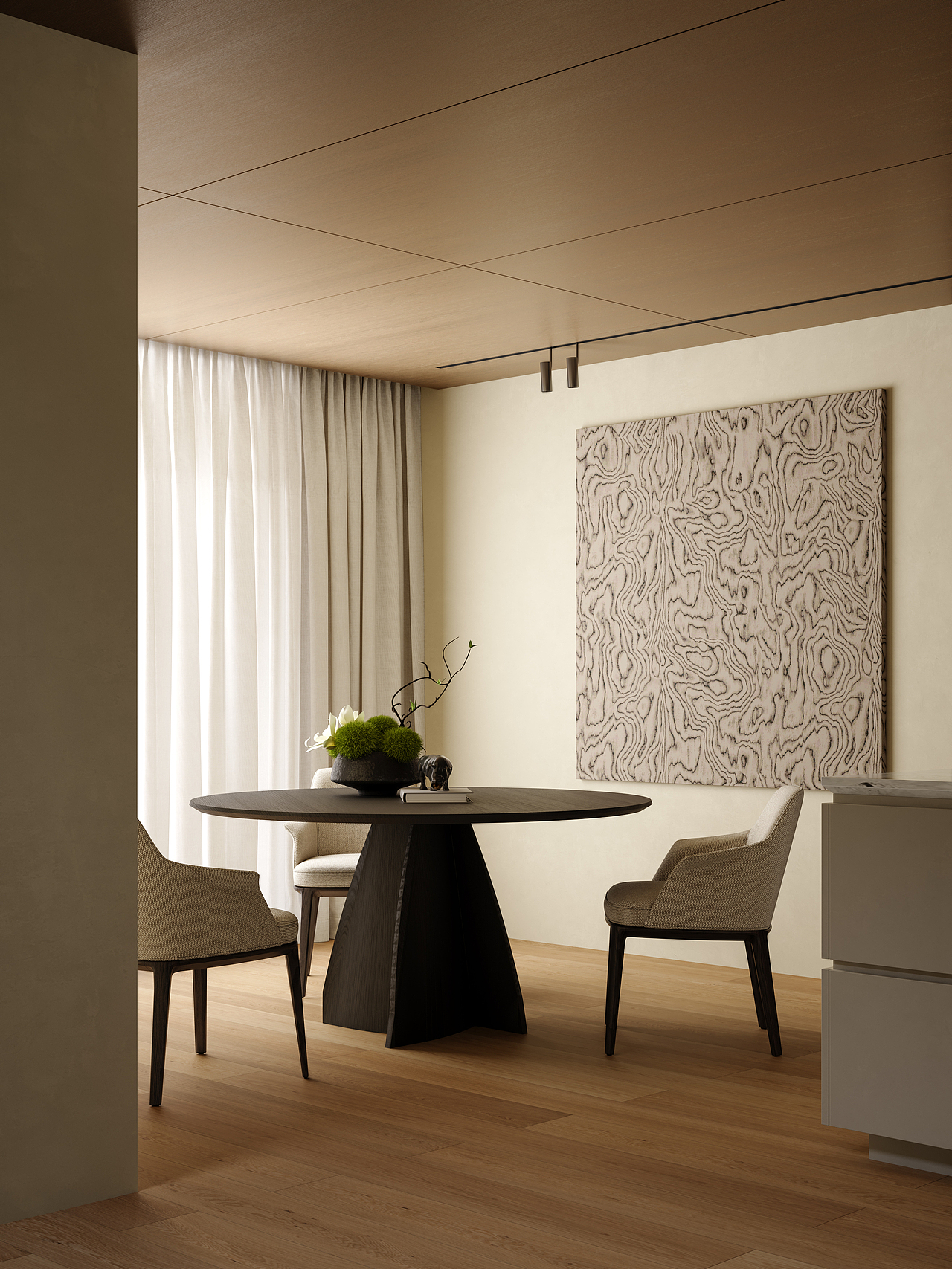 原木风现代家装（图ZMzk3MDIzMTU2） - 家装设计 - 站酷设计师追光表现原创素材 - 站酷ZCOOL