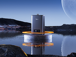 美的智能恒温燃气热水器详情页设计