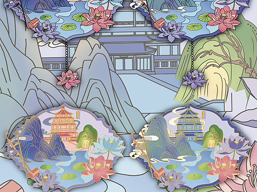 冰箱貼設計（個人主頁-ZNzI1ODY2MjQ=） - 商業(yè)插畫 - 站酷設計師畫畫的小紅鴨原創(chuàng)素材 - 站酷ZCOOL