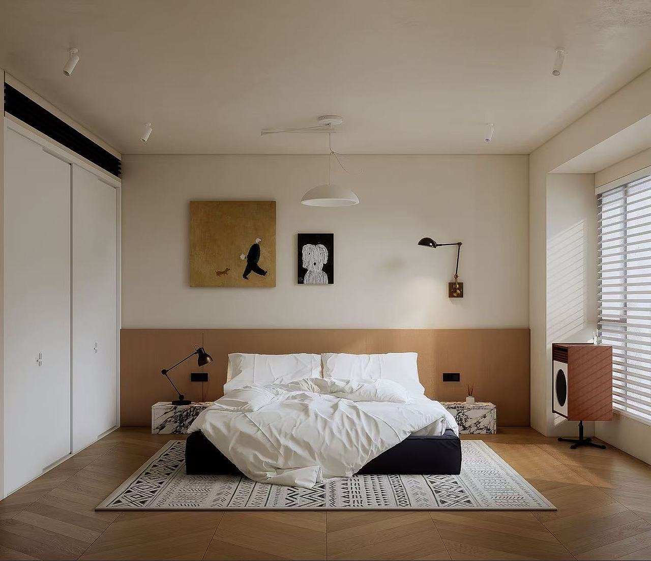 草图大师SketchUp整套家装设计效果图|天津培训作品