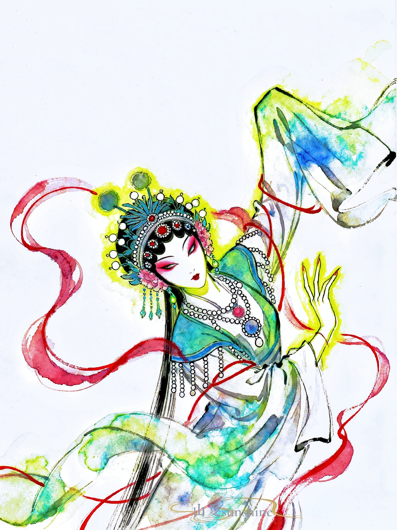 东方诗画|人生本来就是一场戏