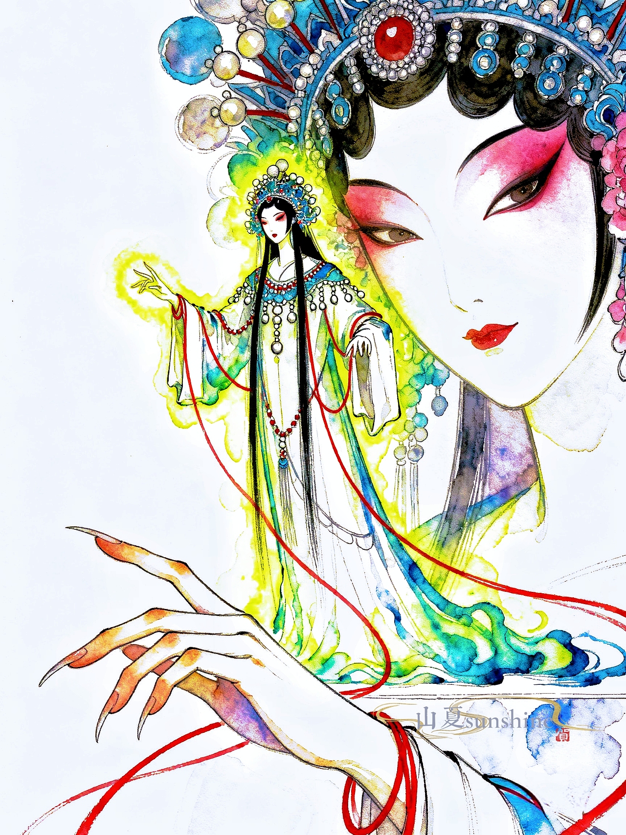 东方诗画|人生本来就是一场戏