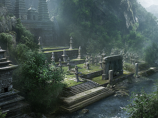 幽谷悬空寺