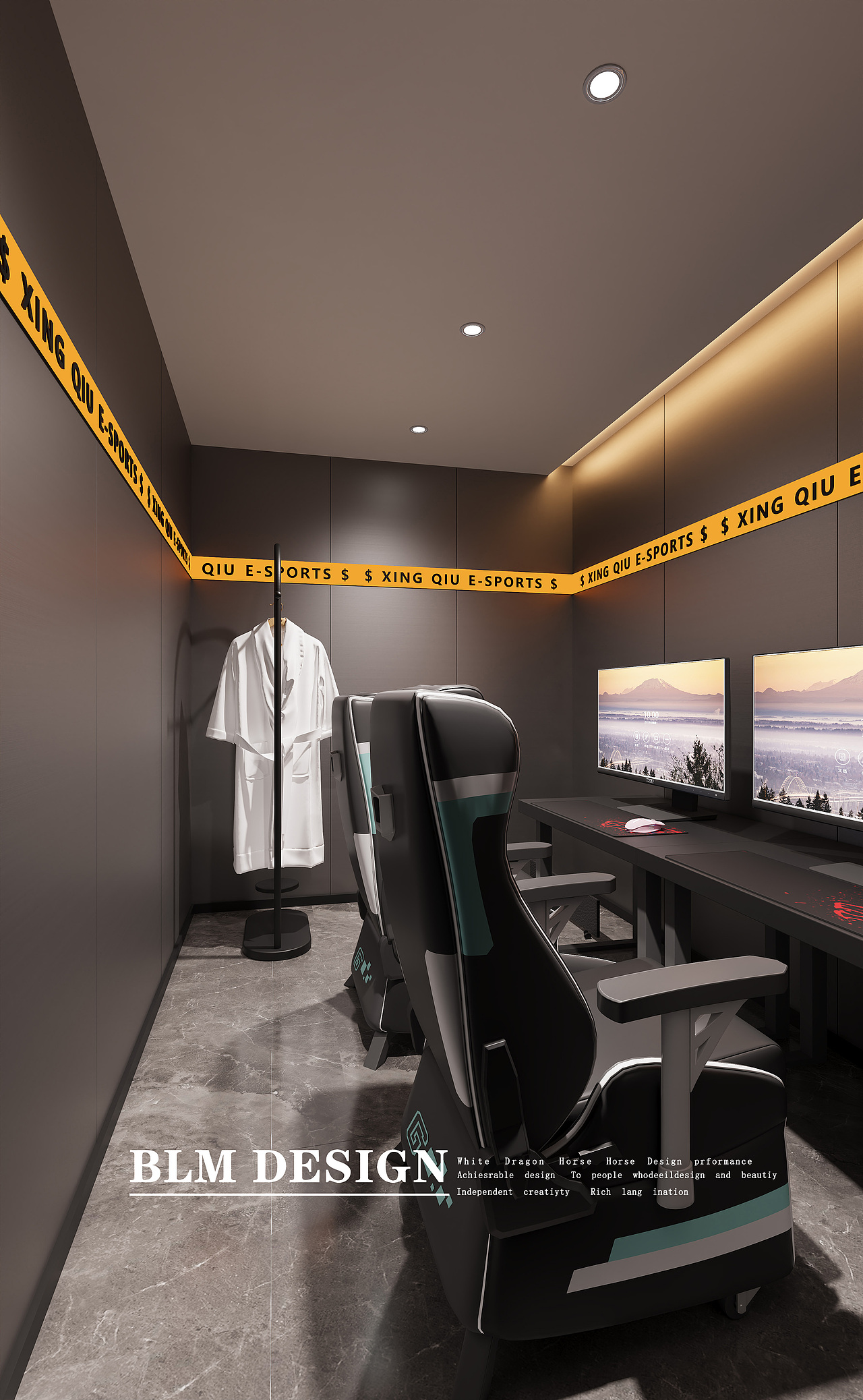 工装网吧设计案例分享（图ZMzk3MDQ4MzEy） - 其他空间 - 站酷设计师Z224869657原创素材 - 站酷ZCOOL