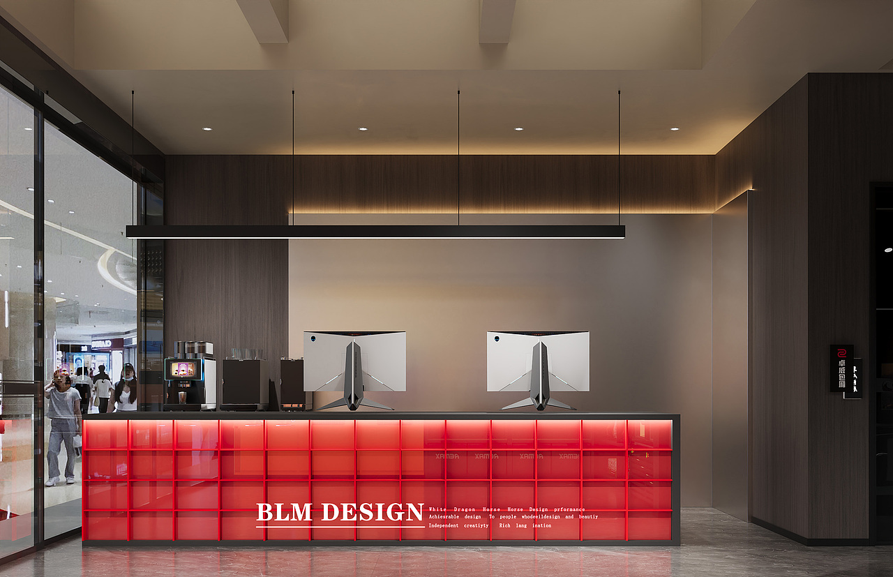 工装网吧设计案例分享（图ZMzk3MDQ4MzA0） - 其他空间 - 站酷设计师Z224869657原创素材 - 站酷ZCOOL