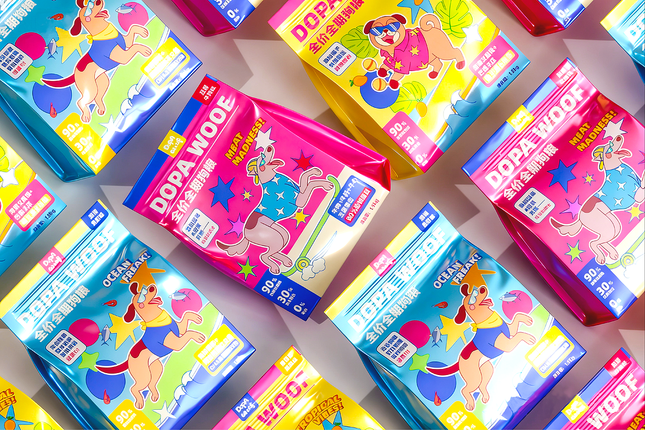 多巴旺品牌狗粮包装设计（图ZMzk3MDU2MTky） - 包装 - 站酷设计师阿迪宇宙原创素材 - 站酷ZCOOL