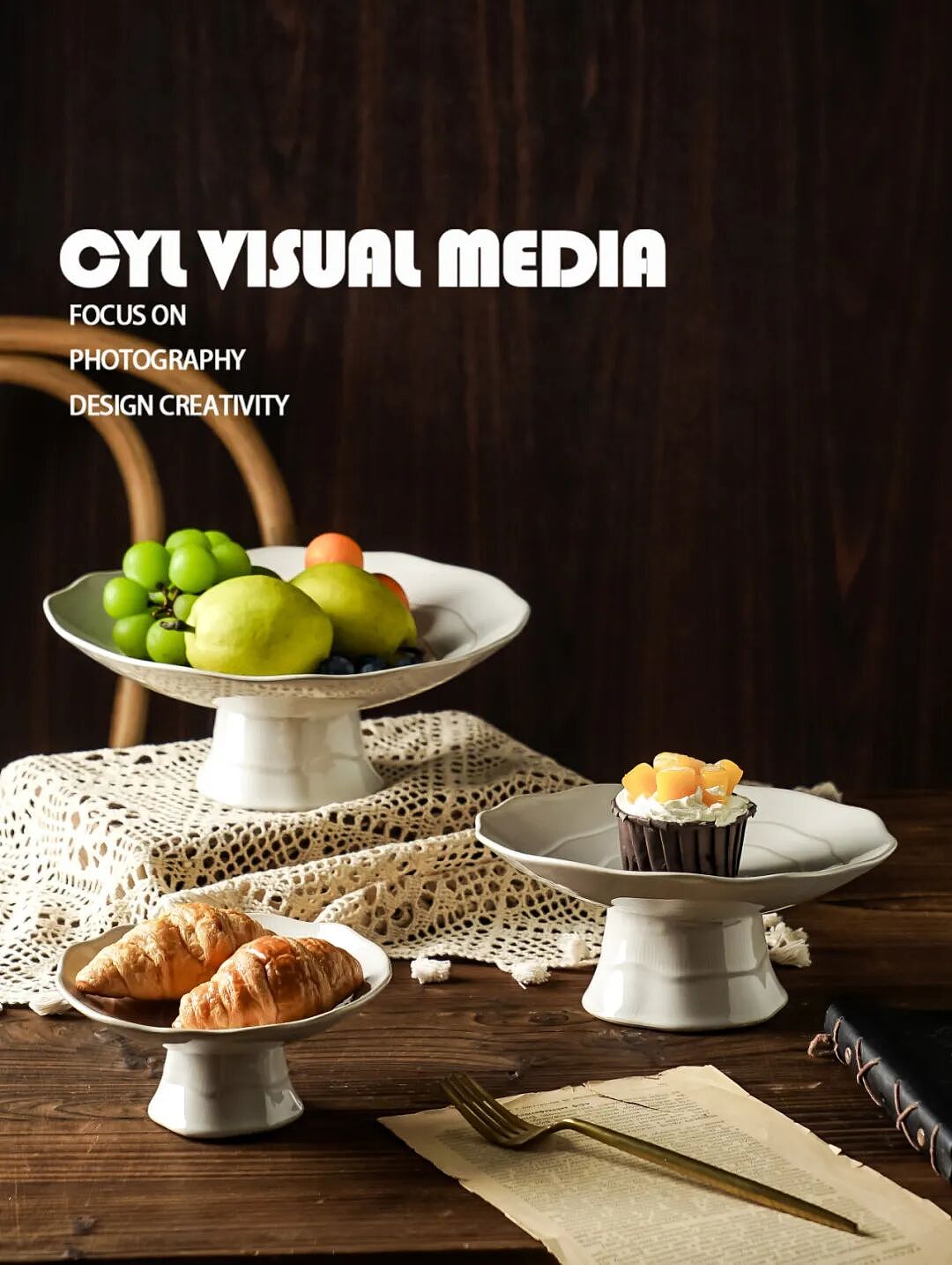 产品拍摄|复古水果盘