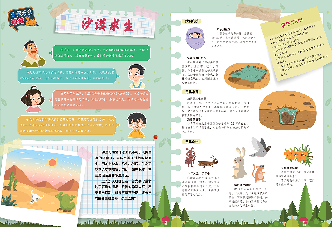 儿童杂志安全教育栏目策划和内页绘制(已出版)