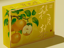 秋月梨水果包装