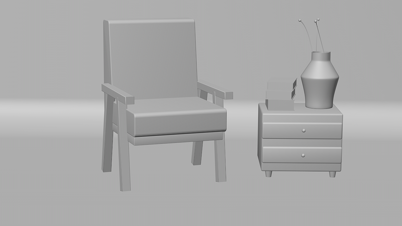 c4d建模以及渲染成品展示