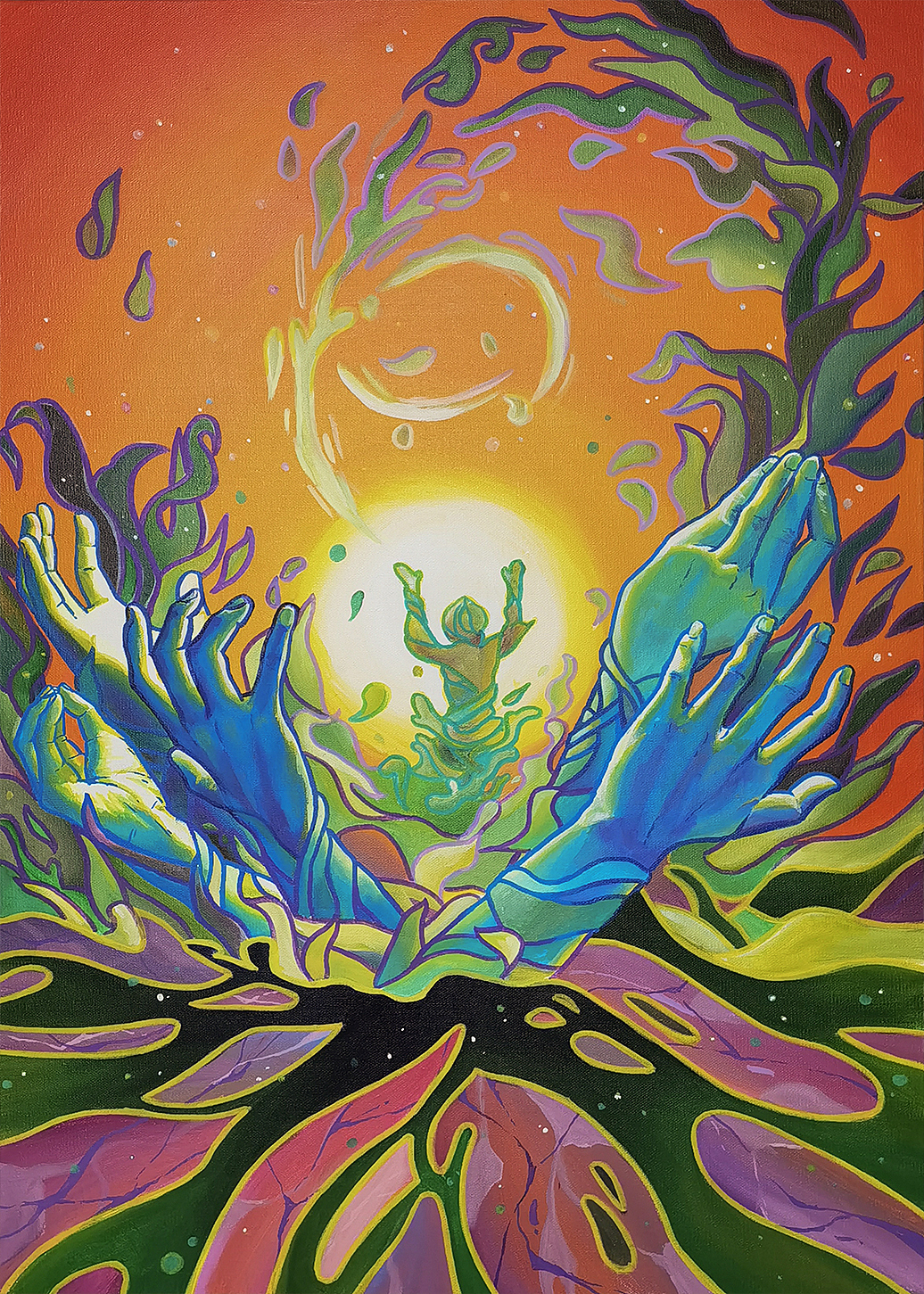 共语星发往宇宙的星球宣传片（图ZMzk3MDcwNzUy） - 绘画 - 站酷设计师碗碗在认真画画原创素材 - 站酷ZCOOL