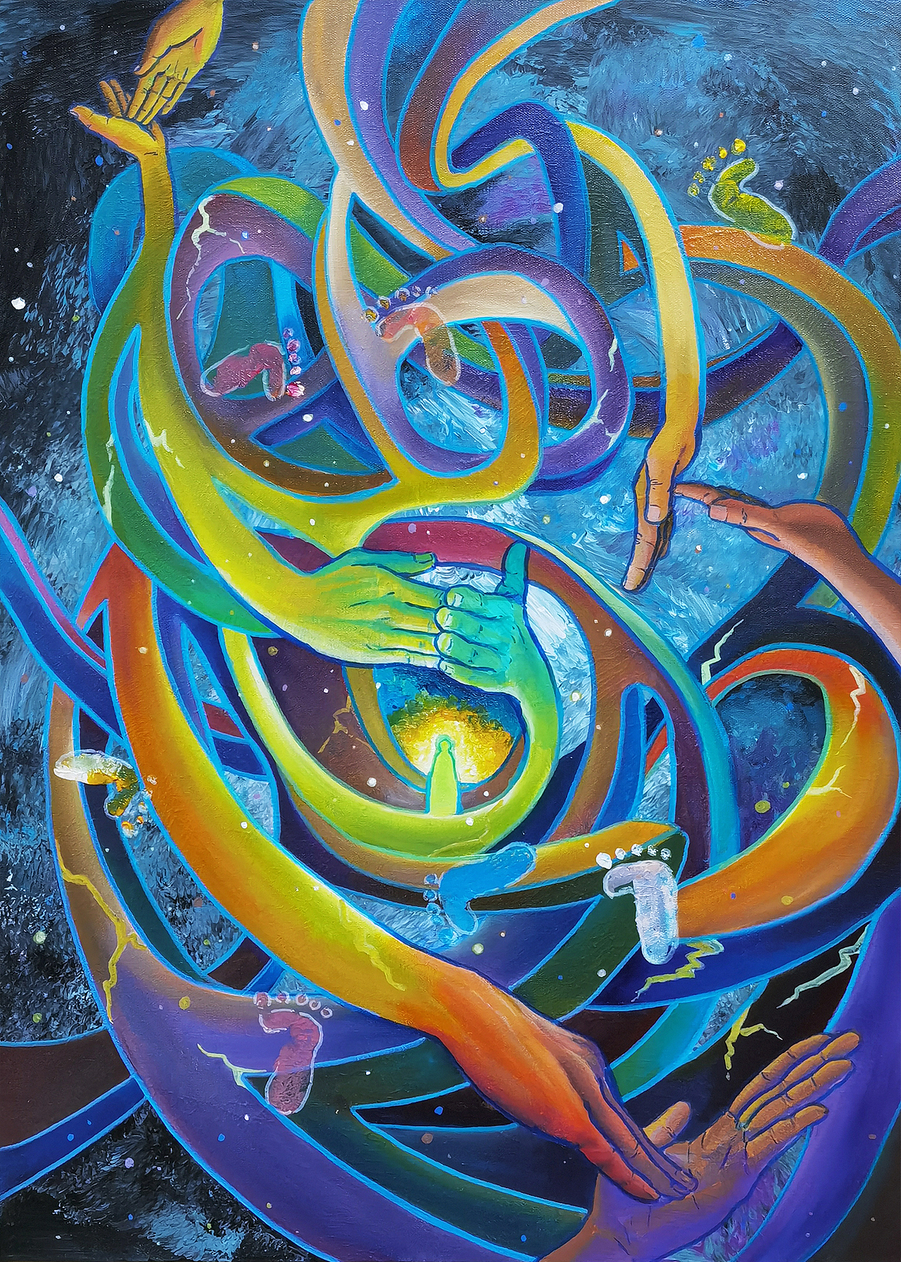 共语星发往宇宙的星球宣传片（图ZMzk3MDcwNzU2） - 绘画 - 站酷设计师碗碗在认真画画原创素材 - 站酷ZCOOL