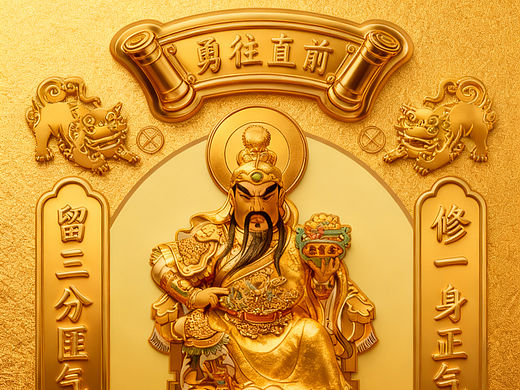 关圣帝君：勇往直前！