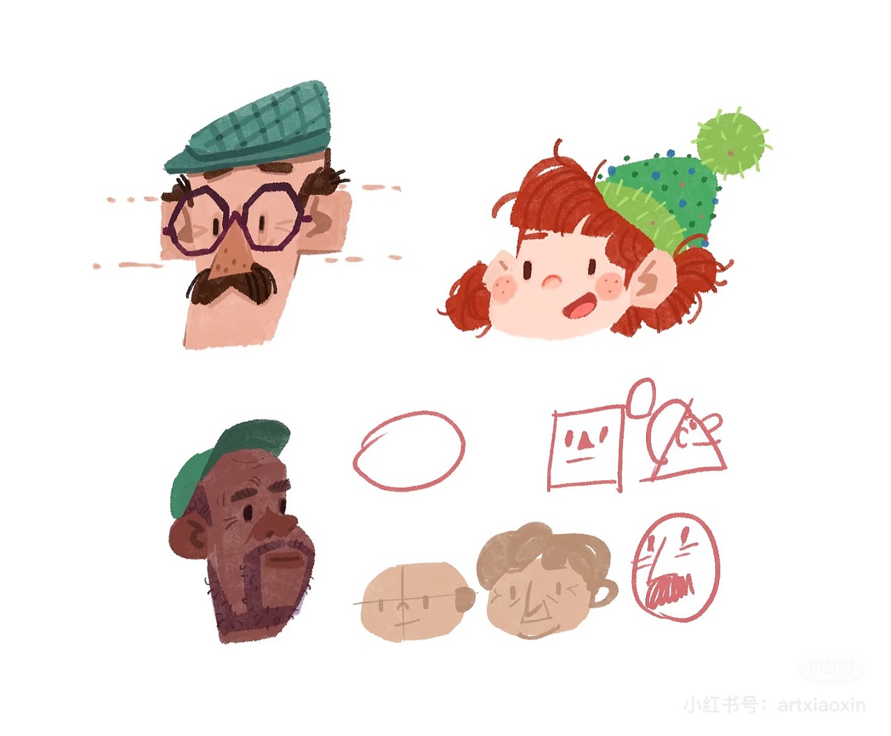 最近的一些作品（图ZMzk3MDc4NDAw） - 儿童插画 - 站酷设计师小新插画原创素材 - 站酷ZCOOL