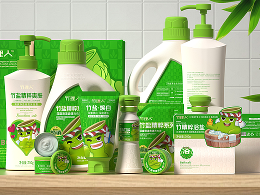 竹盐系列产品包装设计
