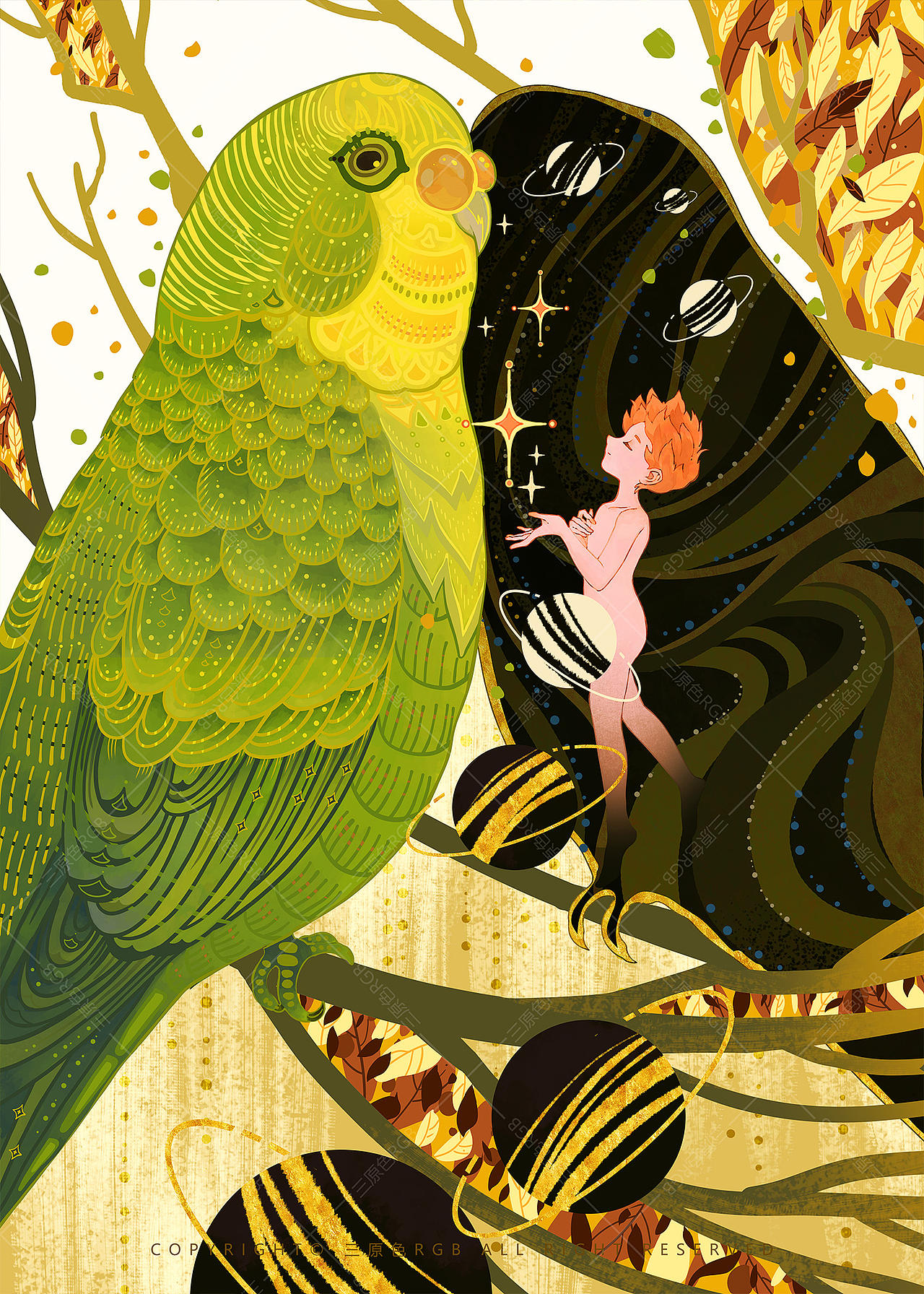 择一飞鸟, 惊艳时光《飞鸟》系列插画集（图ZMzk3MDg0ODM2） - 商业插画 - 站酷设计师三原色RGB原创素材 - 站酷ZCOOL