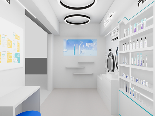 医疗器械展厅展馆设计建模渲染