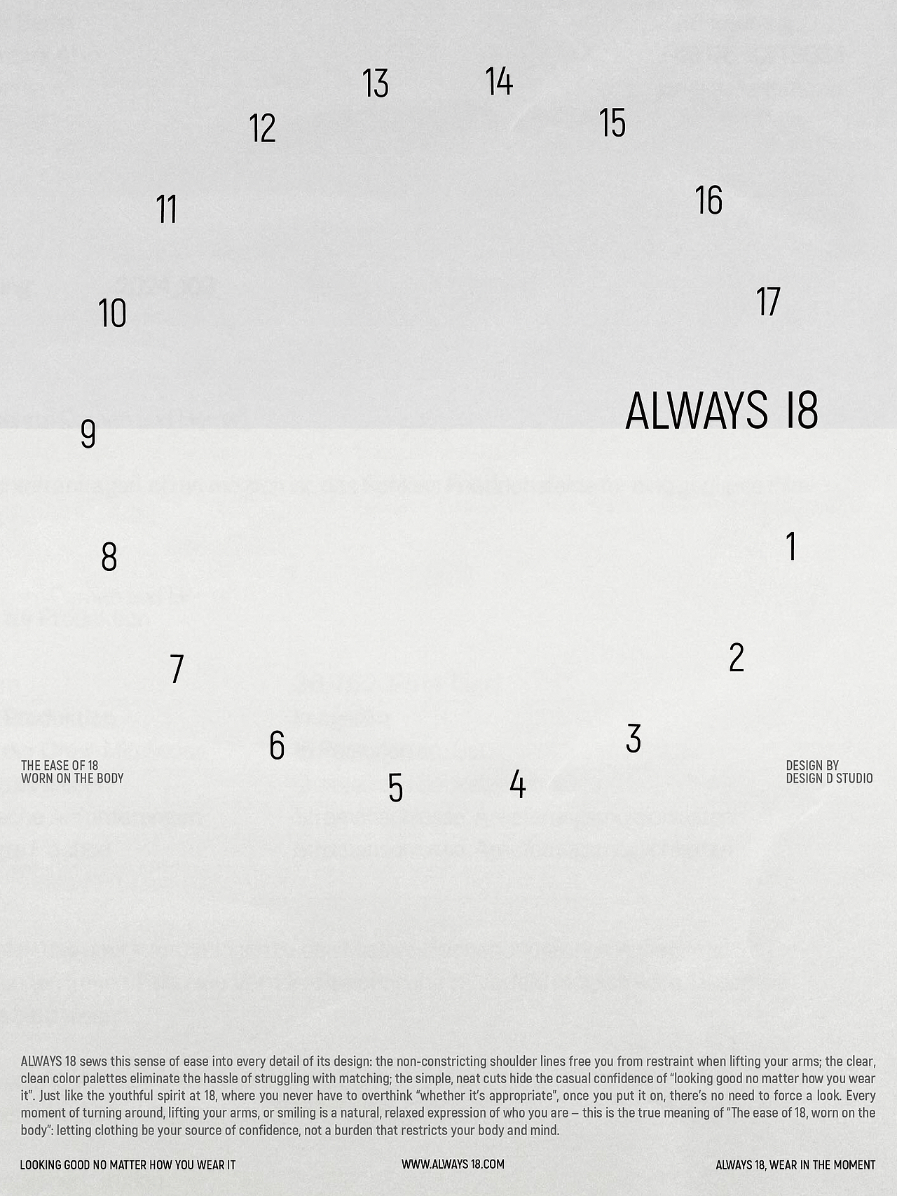 服装品牌Always18｜数字里的时尚小心思（图ZMzk3MDkxMzg0） - 品牌 - 站酷设计师designdstudio原创素材 - 站酷ZCOOL