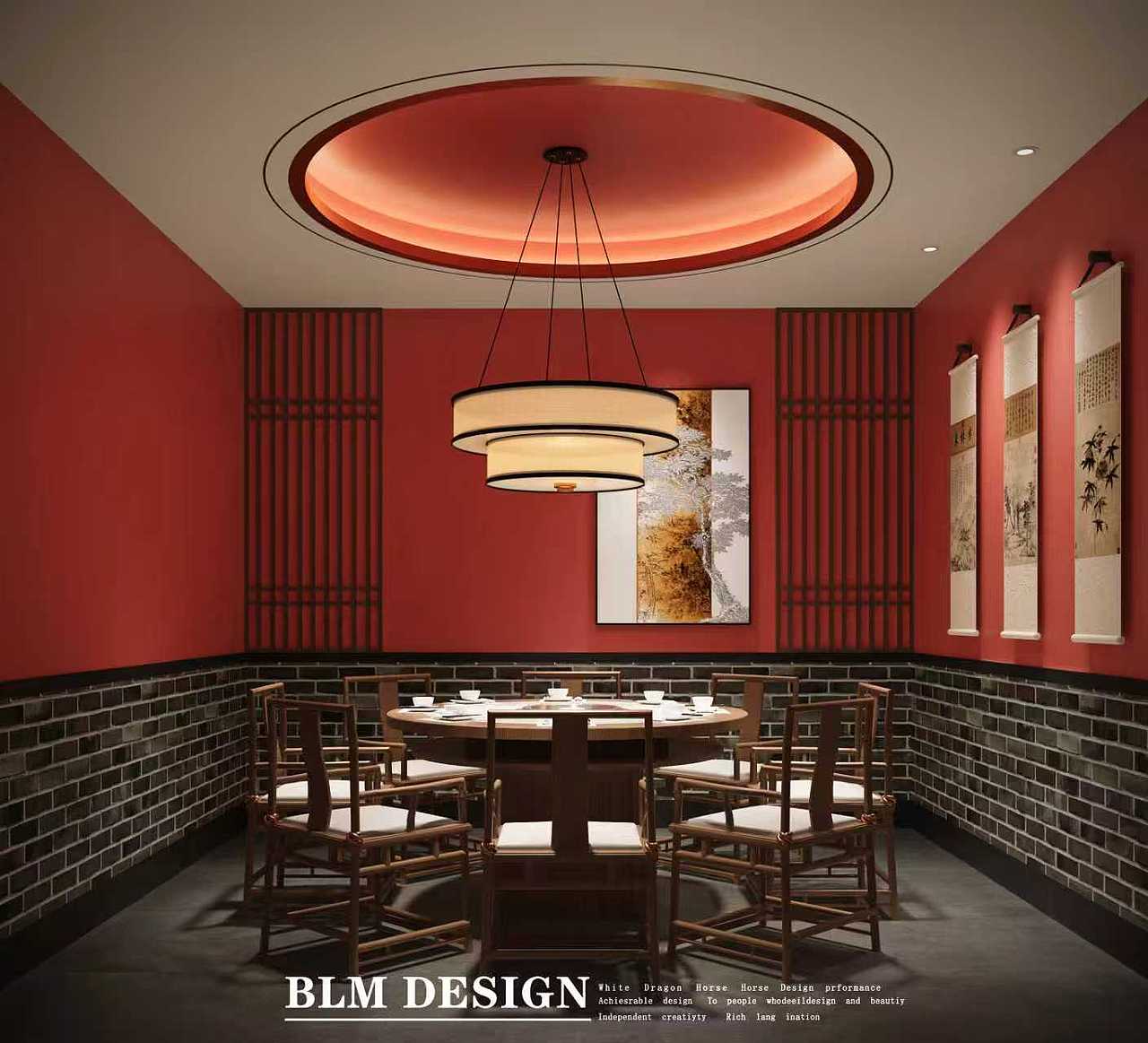 火锅店效果图案例