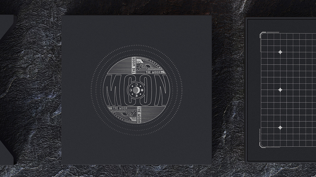 中秋科技风礼盒设计