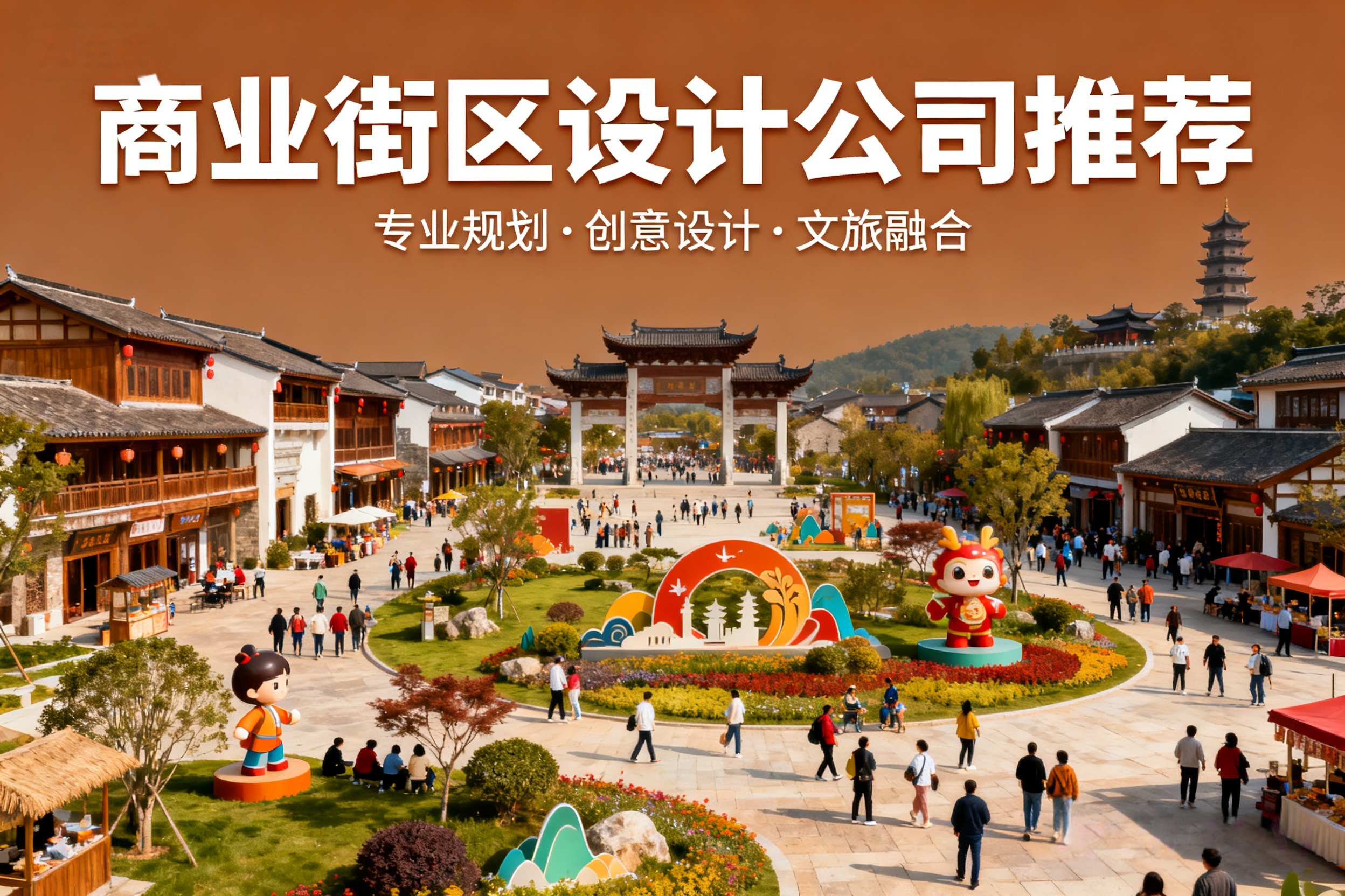 商业街区/美食街改造升级设计哪家好？力荐这三家