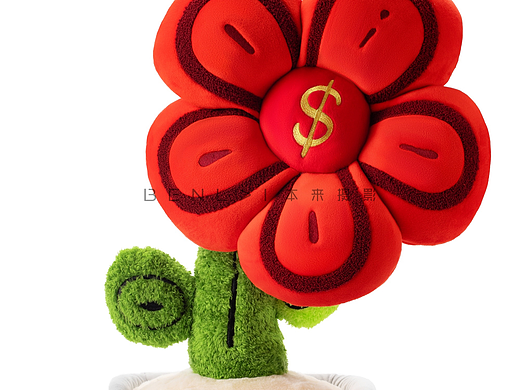 有钱花摆件摄影 礼品摄影