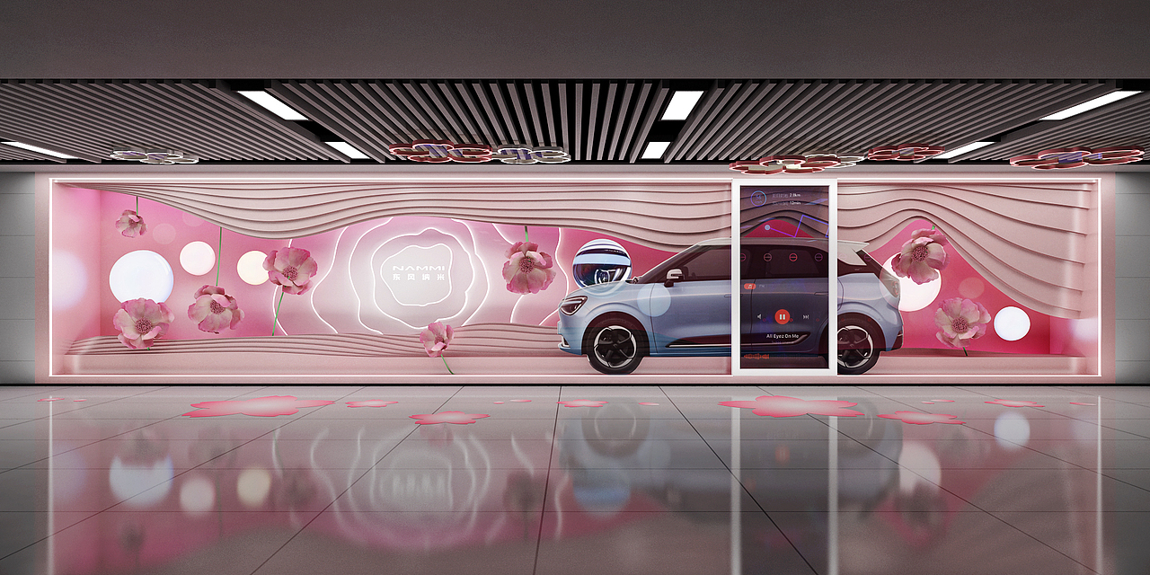 东风纳米 地铁橱窗