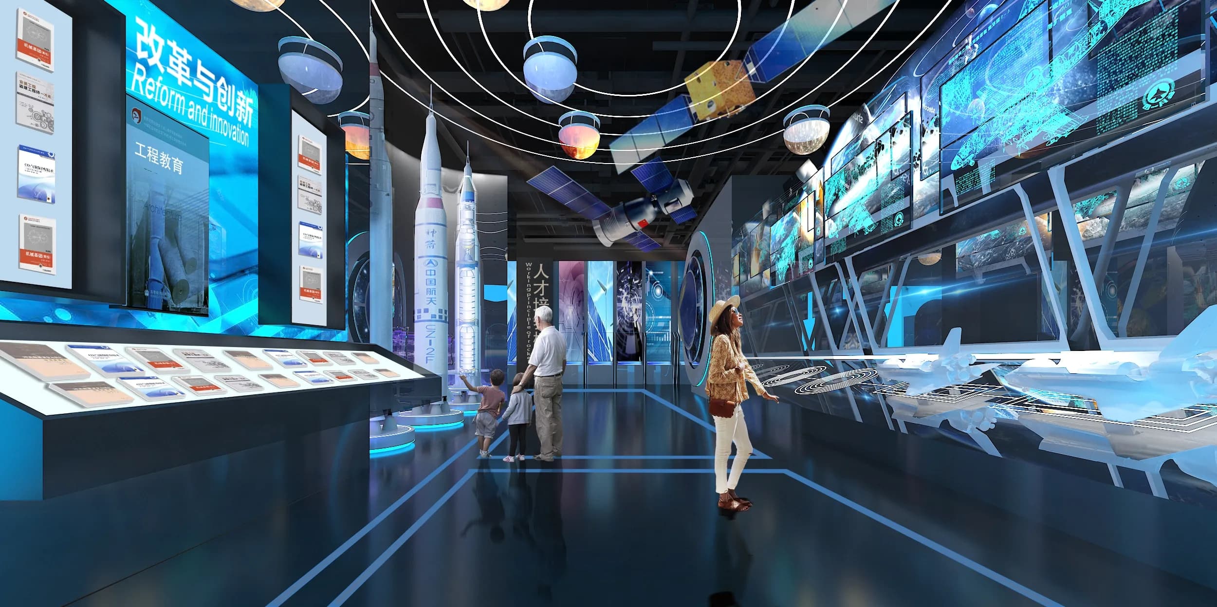 智启未来·工筑辉煌——工程教育主题展厅探秘之旅（图ZMTUyMzUyMTY=） - 观点 - 站酷设计师森克思科技原创素材 - 站酷ZCOOL