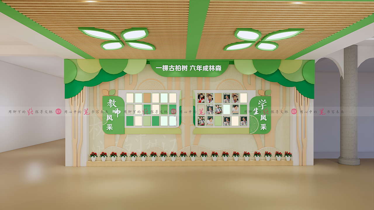 学校理念大厅（图ZMzk3MTEyNTQw） - 建筑/空间 - 站酷设计师DooHi原创素材 - 站酷ZCOOL