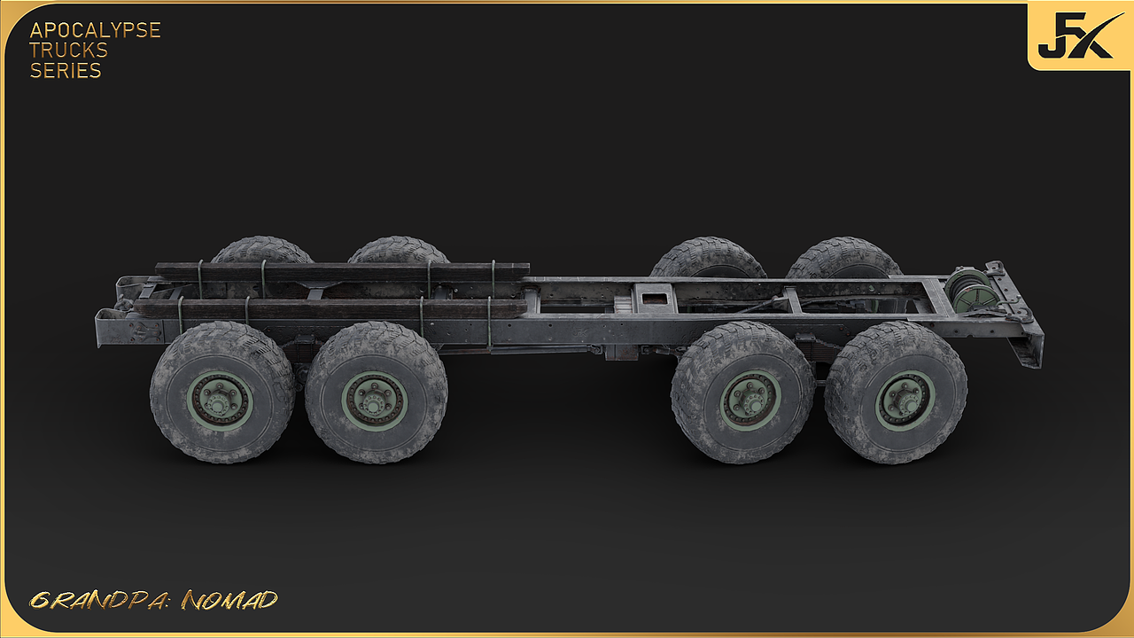 Grandpa末日卡车系列|Nomad 静帧渲染第三部分
