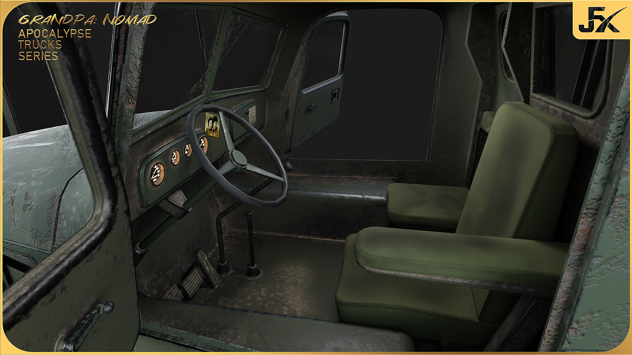 Grandpa末日卡车系列|Nomad 静帧渲染第三部分