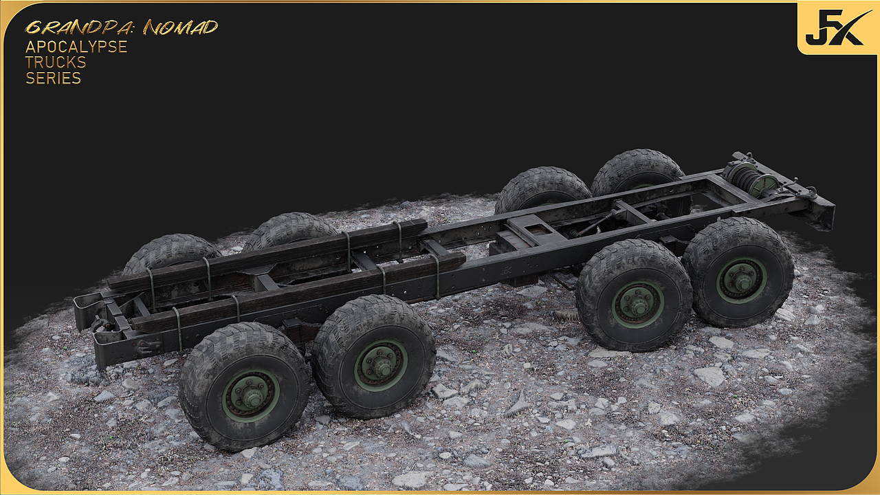 Grandpa末日卡车系列|Nomad 静帧渲染第三部分