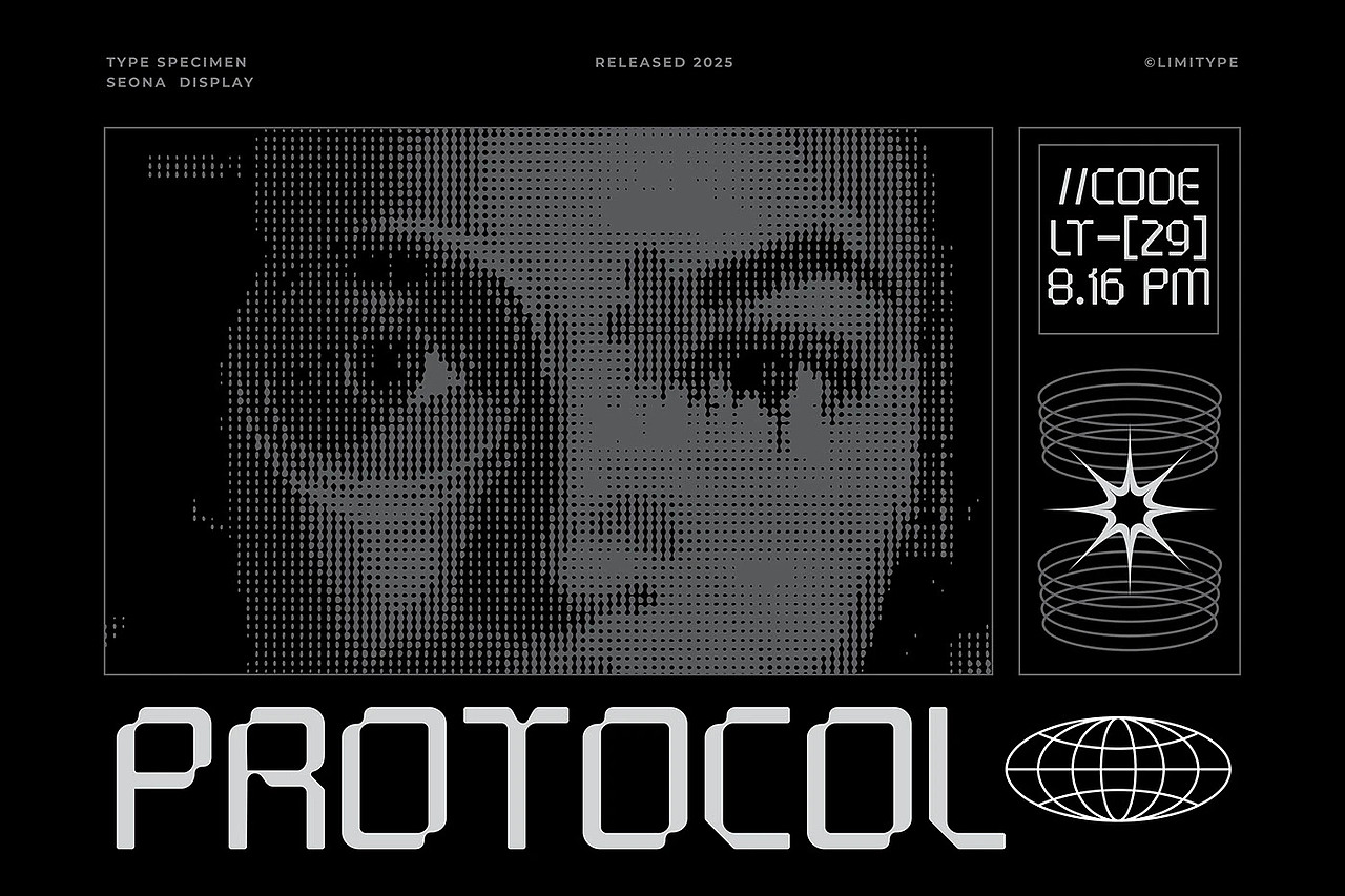 潮流未来科幻游戏科技海报广告封面标题无衬线英文字体（图ZMzk3MTM2ODI4） - 字体/字形 - 站酷设计师最西文集原创素材 - 站酷ZCOOL