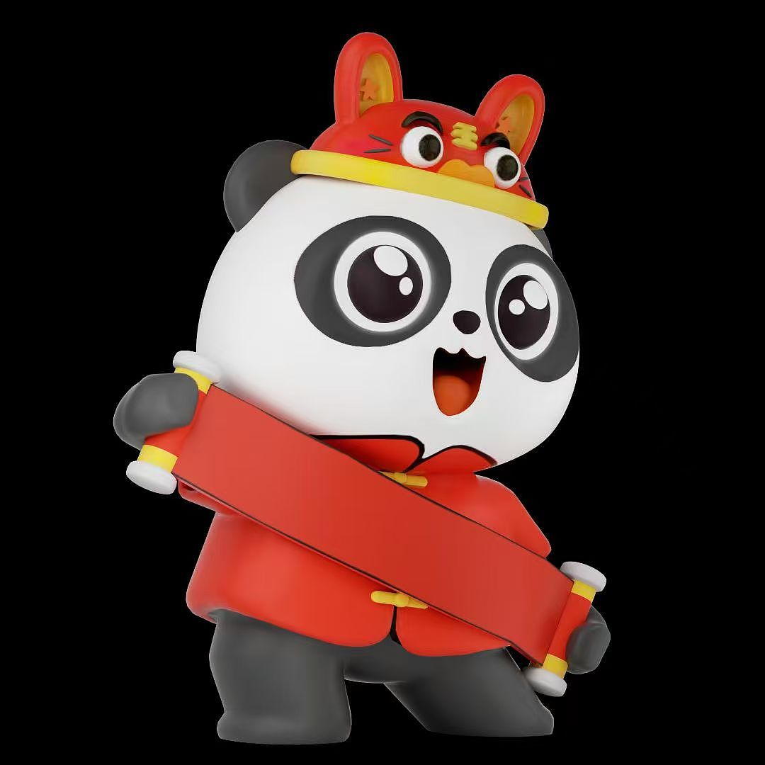 ip建模渲染+换装