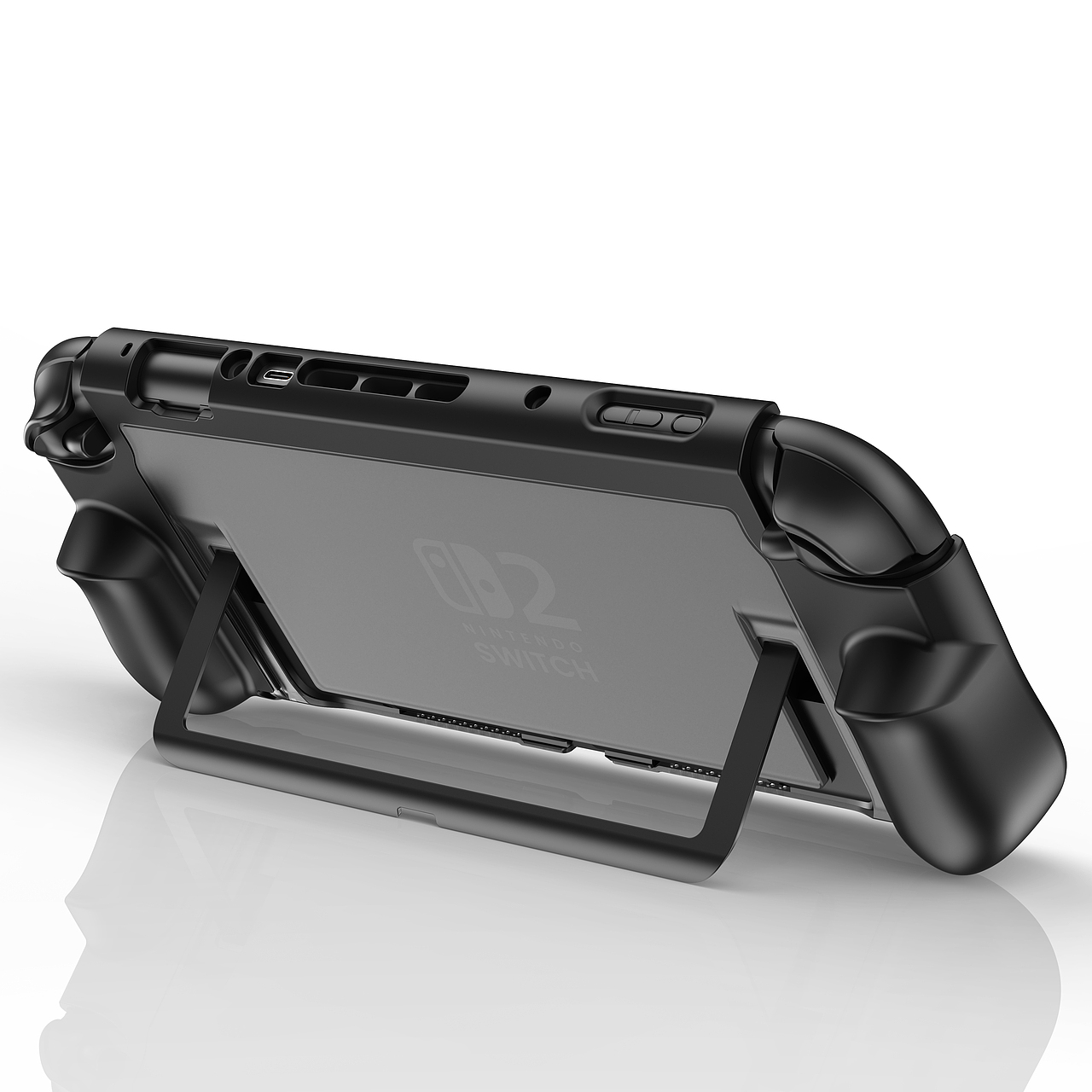 Switch 2代游戏机晶甲支架保护壳