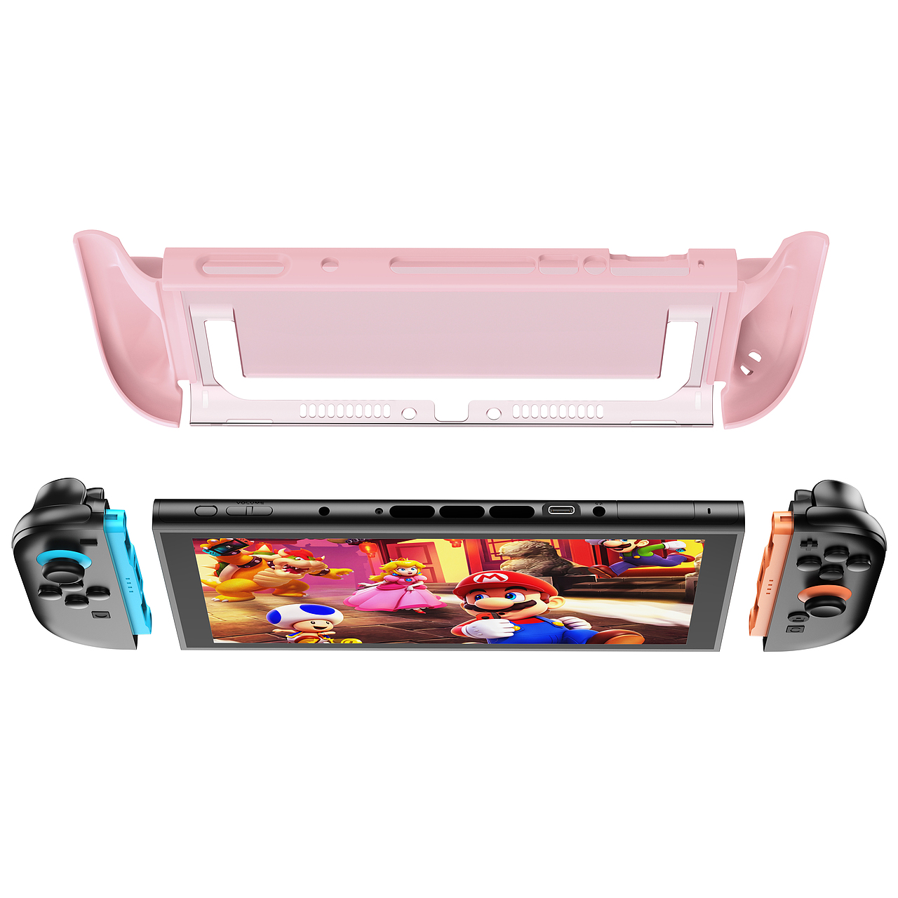 Switch 2代游戏机晶甲支架保护壳