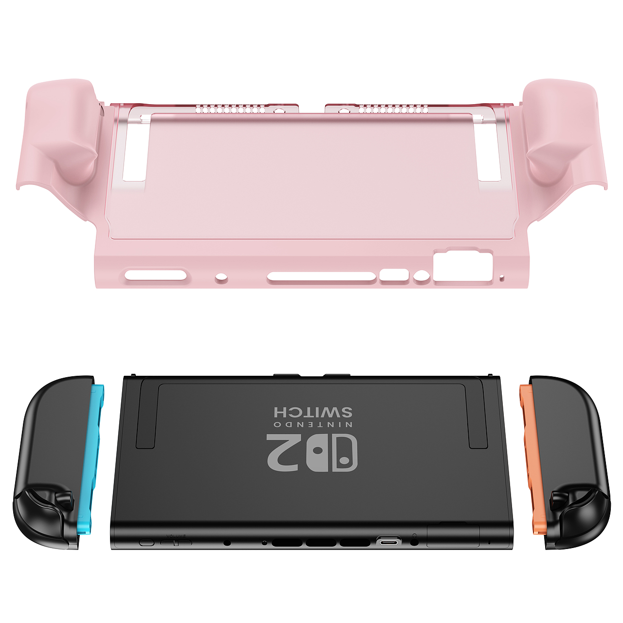 Switch 2代游戏机晶甲支架保护壳