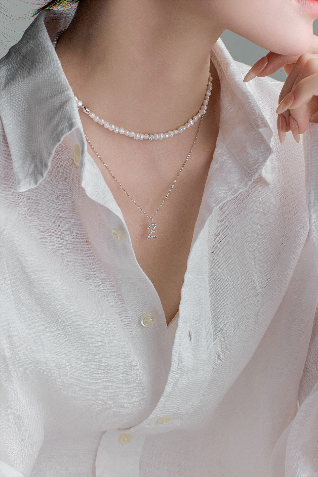 银饰项链丨ARSIS丨麦图摄影丨项链丨耳钉丨高级感饰品