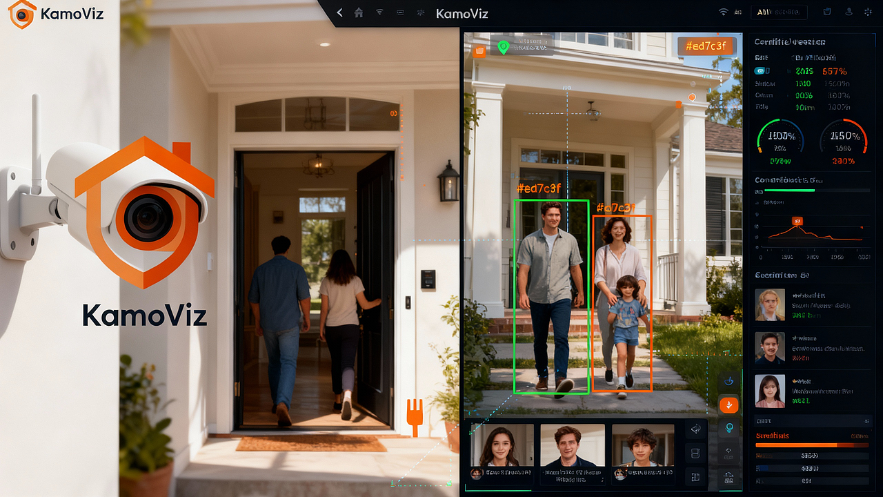 KamoViz AI人脸识别安防系统