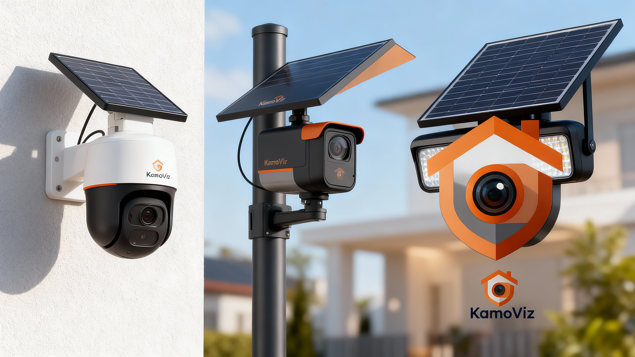 KamoViz太阳能户外安防摄像头设计