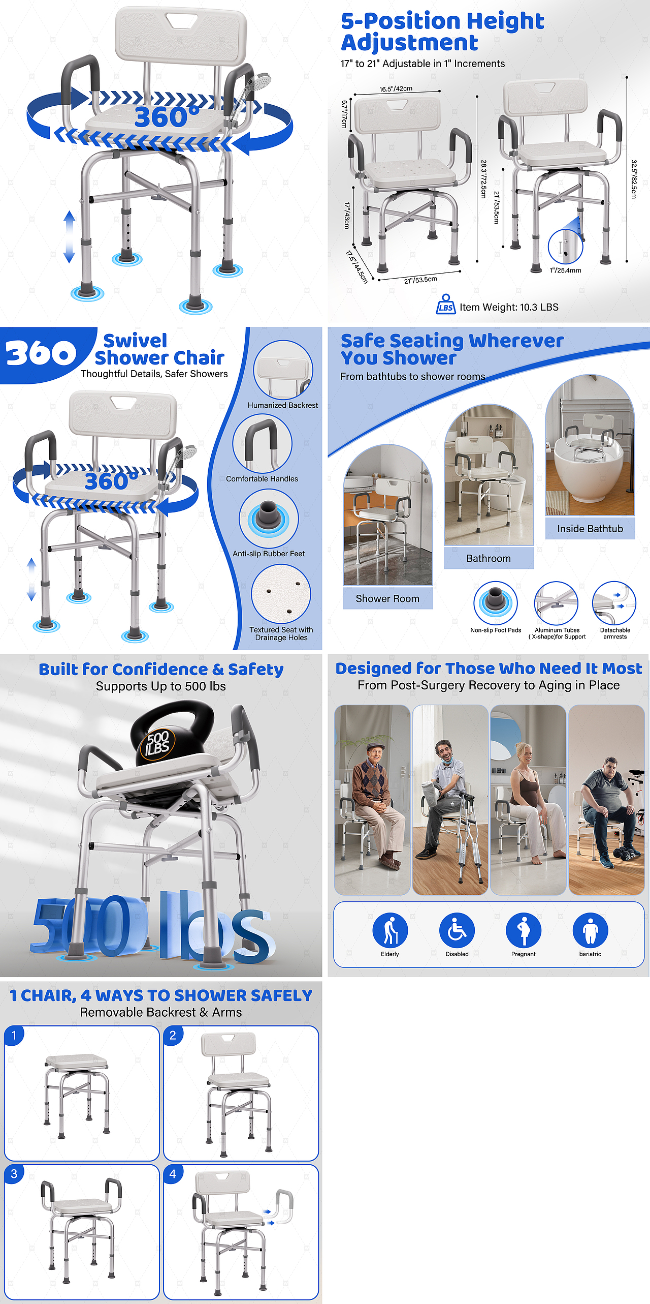 亚马逊旋转淋浴凳子（图ZMzk3MTQ1NTE2） - 电商 - 站酷设计师王燕华原创素材 - 站酷ZCOOL