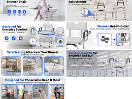 亚马逊旋转淋浴凳子