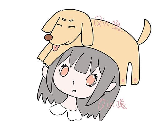 金毛女孩