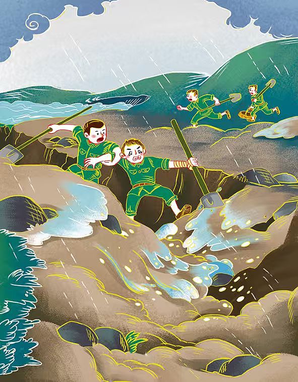 《雷锋的故事》《格林童话》《神笔马良》《夜色》（图ZMzk3MTUzNzQ4） - 绘本 - 站酷设计师小皮猴插画原创素材 - 站酷ZCOOL