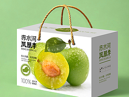 水果包装-李子与猕猴桃包装盒设计