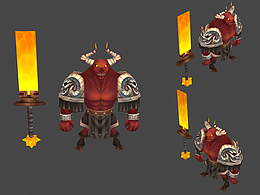 模型（牛頭惡魔）