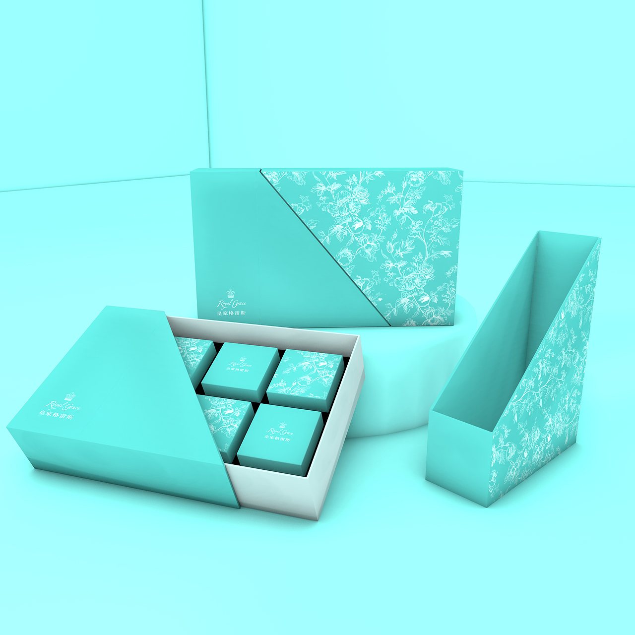 2025中秋限定｜蒂芙尼藍(lán)禮盒，一眼萬年的心動！?（圖ZMzk3MTYyNzQ4） - 包裝 - 站酷設(shè)計師MENG11111原創(chuàng)素材 - 站酷ZCOOL