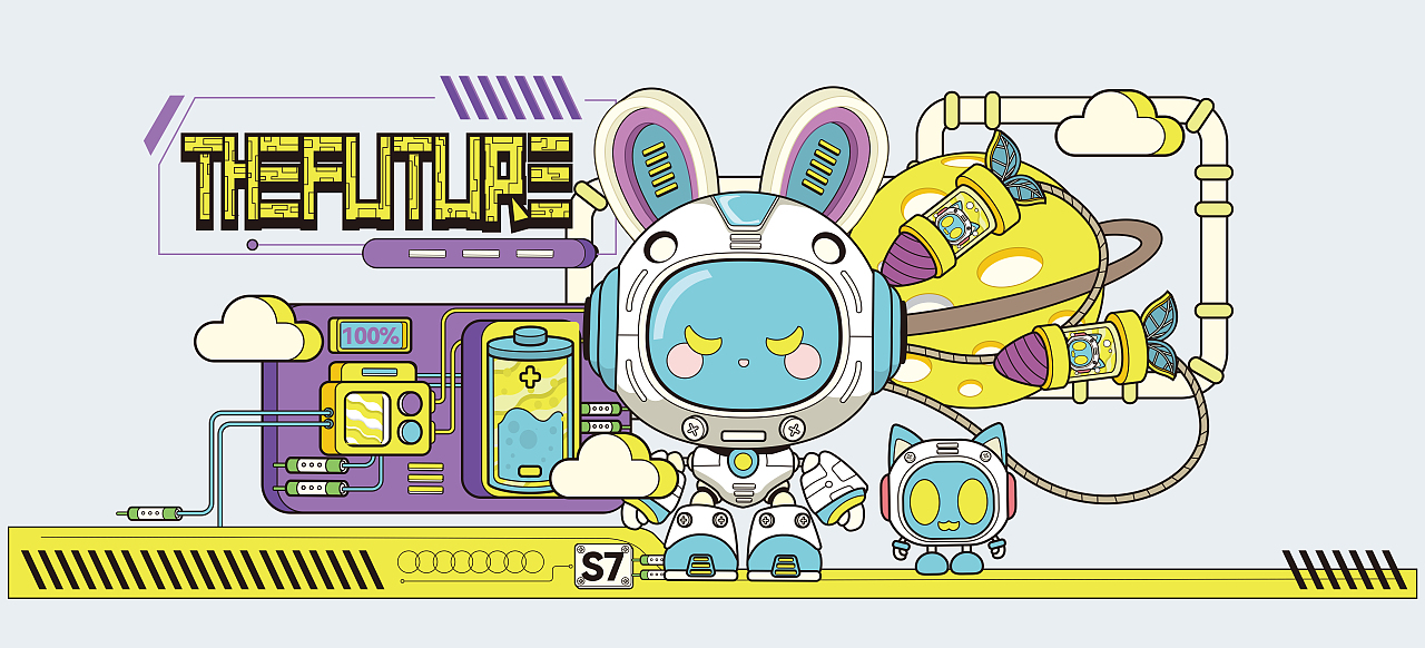 智界S7潮改-赛博朋克兔！