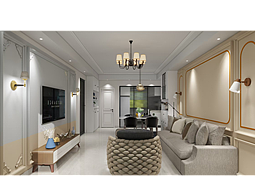 法式奶油风客厅丨极致的温馨与浪漫